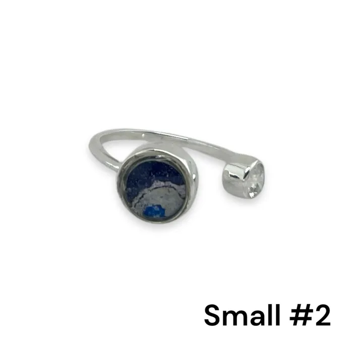 Rings Detroit Graffiti Alexandra Open Ring Silver Small