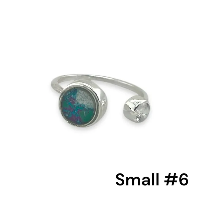 Rings Detroit Graffiti Alexandra Open Ring Silver Small
