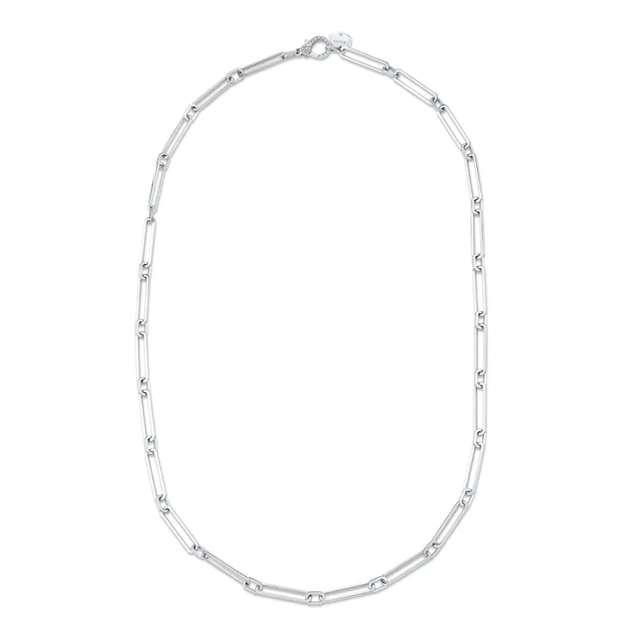SHAY JEWELRY Necklaces SOLID GOLD PAPER CLIP CHAIN NECKLACE