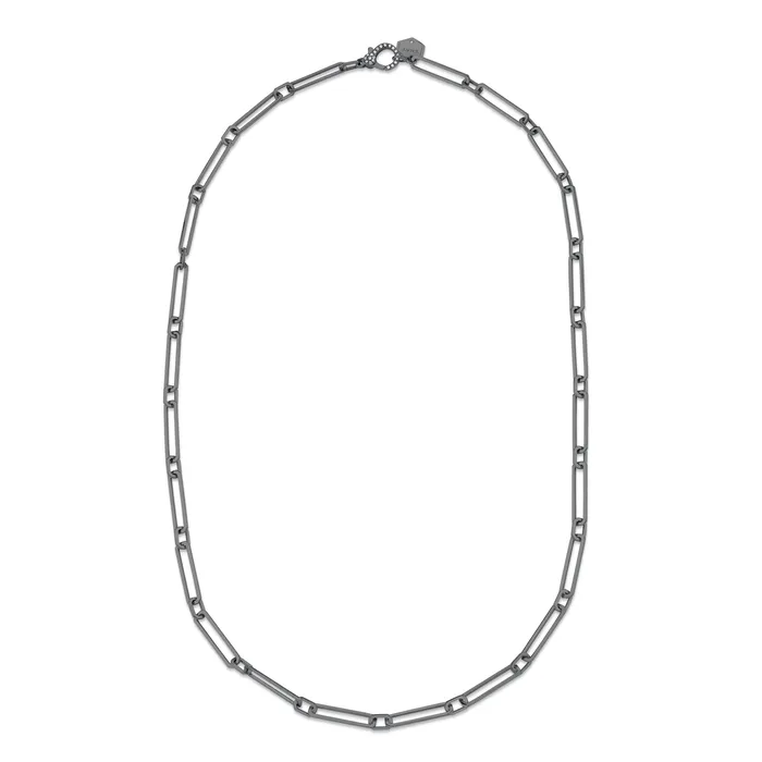 SHAY JEWELRY Necklaces SOLID GOLD PAPER CLIP CHAIN NECKLACE