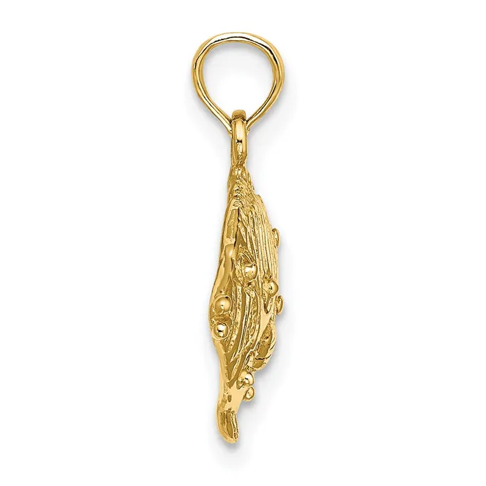 14k Yellow Gold 178 mm 2D Polished Engraved Fish Charm 183 grams Qgold Charm Necklaces 14k Yellow Gold 178 mm 2D Polished Engraved Fish Charm 183 grams Qgold Charm Necklaces