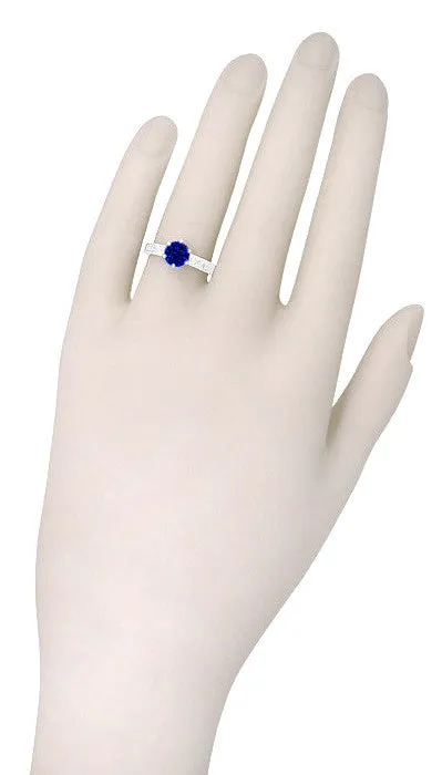 Antique Jewelry Mall Rings Platinum Filigree Art Deco Crown Solitaire 15 Carat Blue Sapphire Engagement Ring Engraved Scroll Design Antique Jewelry Mall Rings Platinum Filigree Art Deco Crown Solitaire 15 Carat Blue Sapphire Engagement Ring Engraved Scroll Design