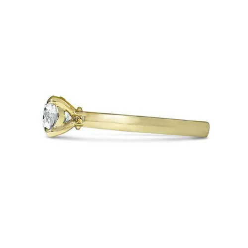 BELLA ENGAGEMENT RING WITH EXCELLENT CUT 084CT DIAMOND Penwarden Fine Jewellery Rings