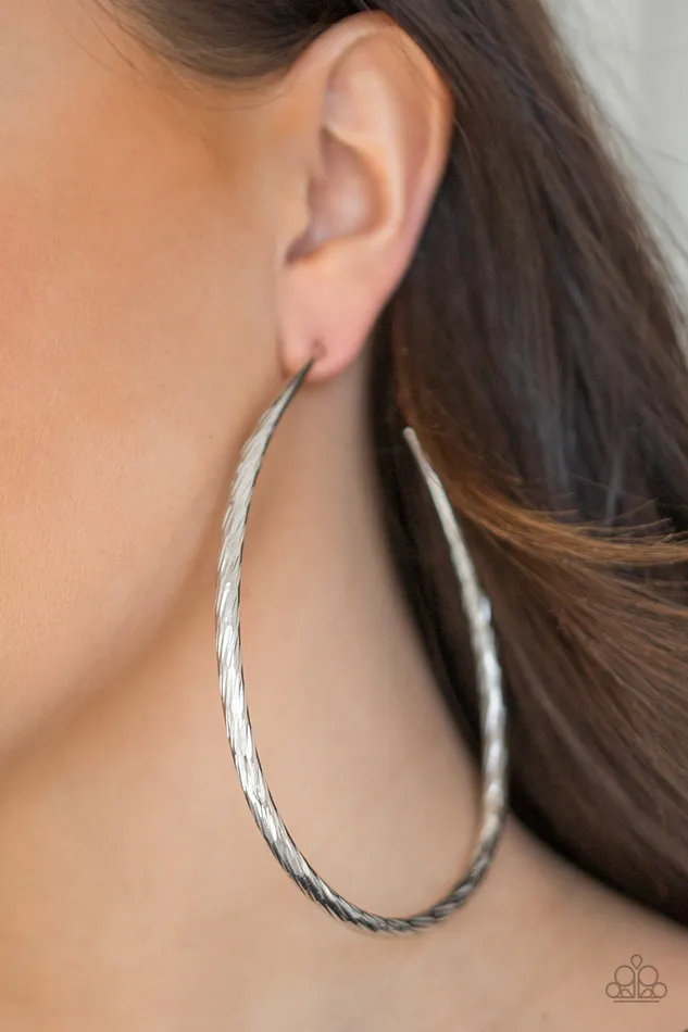 Earrings Paparazzi Accessories Fleek All Week Paparazzi Silver Large Hoop Earrings Earrings Paparazzi Accessories Fleek All Week Paparazzi Silver Large Hoop Earrings