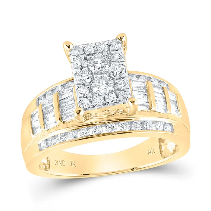 GND Rings 10Kt Yellow Gold 78CtwDia Nk Fashion Ring S8 461 grams