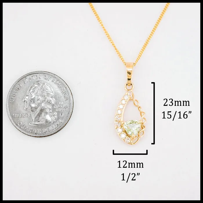 Necklaces Mint Garnet and Diamonds Gold Frame Pendant Walker Metalsmiths