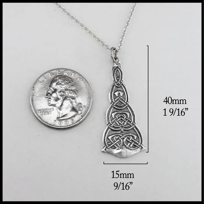 Necklaces Walker Metalsmiths Unique Celtic Pendant in Silver