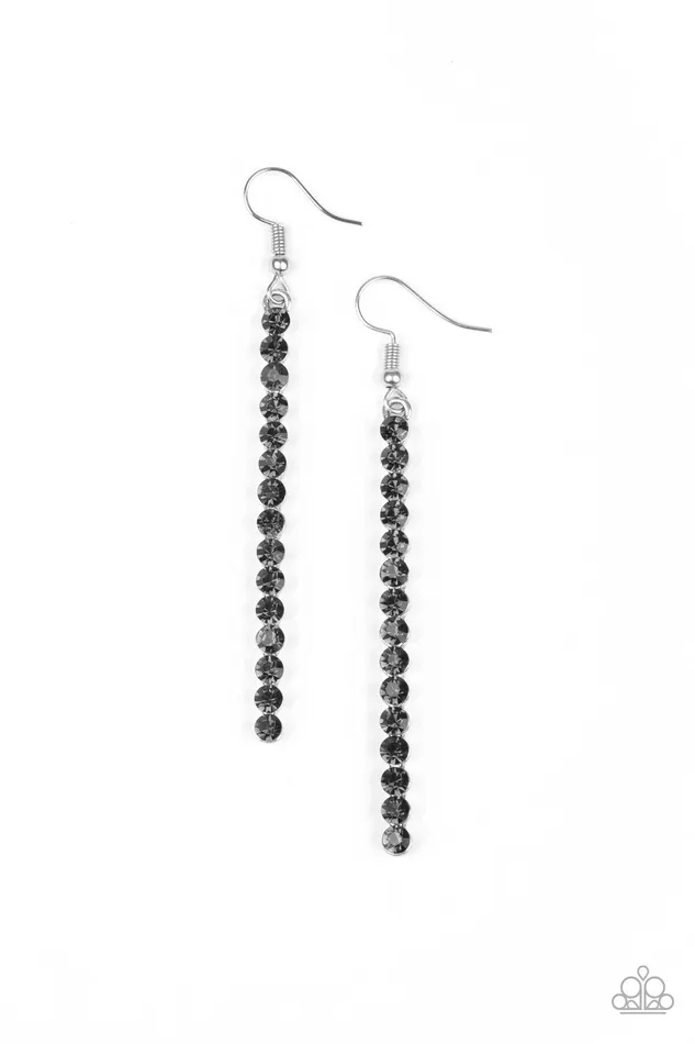 Paparazzi Accessories Earrings Grunge Meets Glamour Paparazzi Silver Smoky Rhinestone Bar Earrings Paparazzi Accessories Earrings Grunge Meets Glamour Paparazzi Silver Smoky Rhinestone Bar Earrings