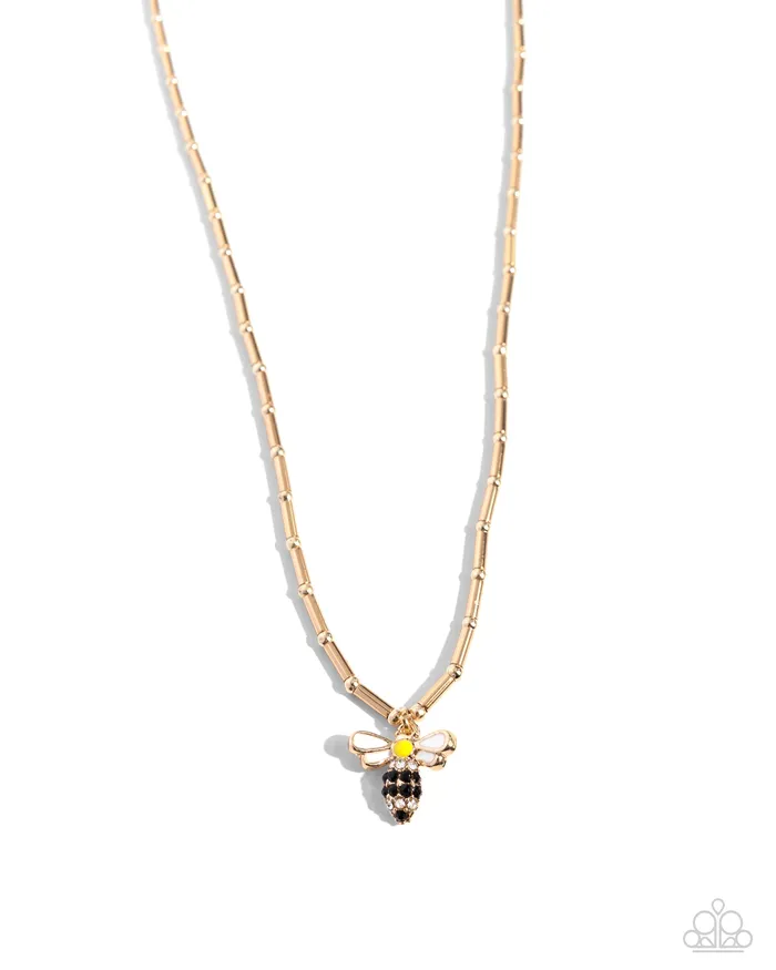 Paparazzi Accessories Necklaces Bees Knees Gold Chain Bee Charm Short Necklace Paparazzi Paparazzi Accessories Necklaces Bees Knees Gold Chain Bee Charm Short Necklace Paparazzi