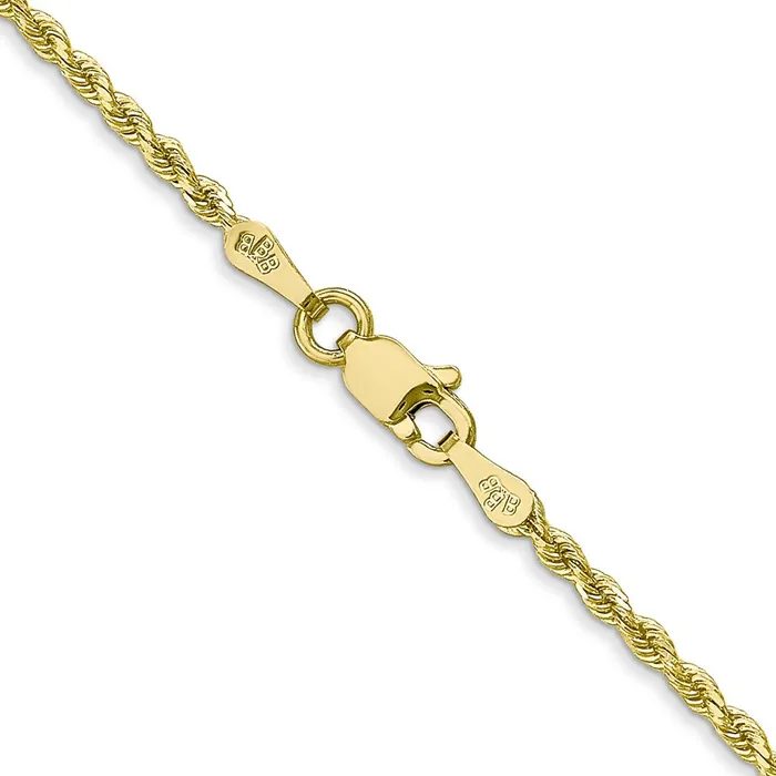 Rings 10k Yellow Gold 175 mm Diamondcut Rope Chain 406 grams Qgold Rings 10k Yellow Gold 175 mm Diamondcut Rope Chain 406 grams Qgold
