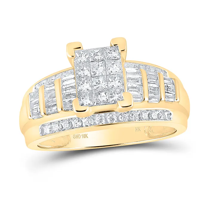 Rings 10Kt Yellow Gold 78CtDia Nk Fashion Ring S6 475 grams GND