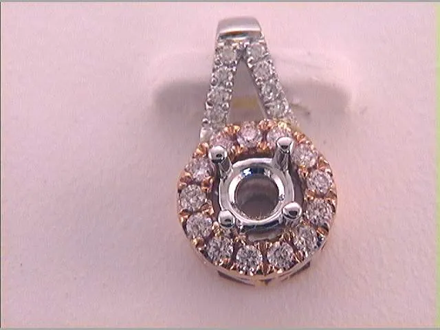 Rings GND 18Kt TwoTone Gold 13CtwDia 15CtCrd Fashion Pendant