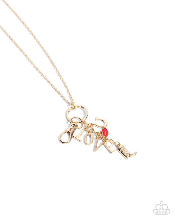 Trendy Tassel Gold Cowboy Boot Heart Love Lanyard Necklace Paparazzi Paparazzi Accessories Necklaces Trendy Tassel Gold Cowboy Boot Heart Love Lanyard Necklace Paparazzi Paparazzi Accessories Necklaces