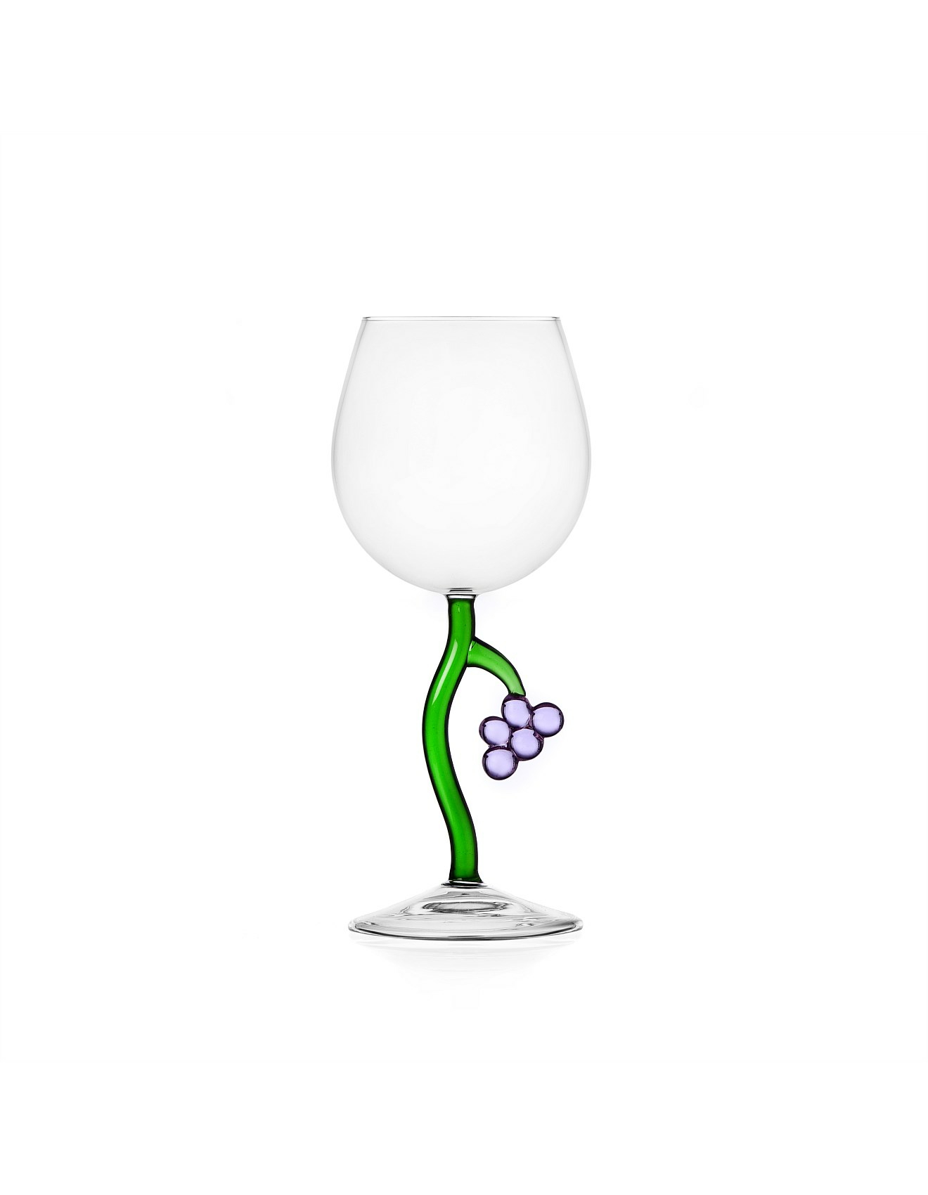 Glassware | Fruits & Flowers Stemmed Glass Grape Dining CLEAR